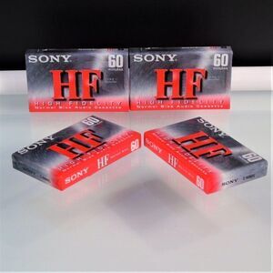 Sony Blank Cassette Tapes HF 60 Minutes